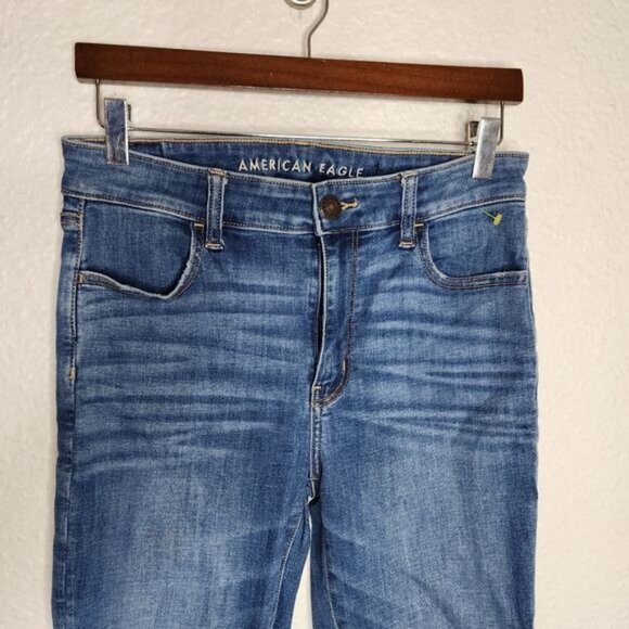 American Eagle Next Level Stretch Hi-Rise Jegging Crop Women's Size 8 - Picture 2 of 8